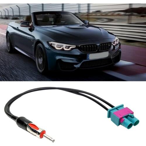 Exterior Parts Aerials Vehicle Stereo Radio Antenna Adaptor Connection Cable for V-W F-ord BM-W маска камера заднего вида New