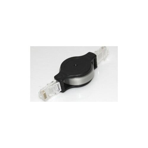 Free shipping 1.5M Retractable Ethernet LAN RJ45 Network Cable 100pcs/lot