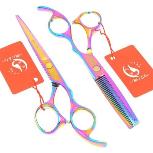 5.5" 6.0" Japanese Steel Dog Grooming Scissors Straight Pet Cutting Scissors Thinning Shears Professional Animal Scissors A0031A