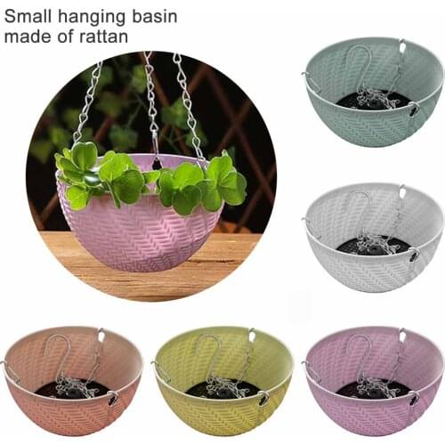 1pc Resin Plant Flower Hanging Pot Basket Indoor Plant Hanger Outdoor Hanging Pot Holder Basketpc