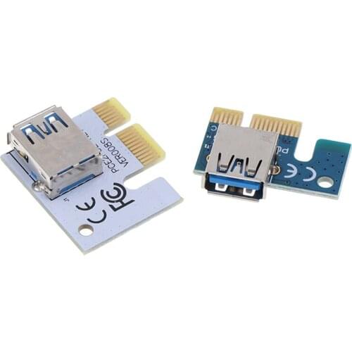 1PC USB 3.0 PCI-E 1X to 16X Extension Cable Mining PCI-E Extended Line Card Adapter