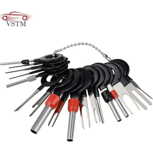38pcs Car Terminal Removal Tool Electrical Wiring Crimp Connector Pin Extractor Kit Automobiles Terminal Repair Hand
