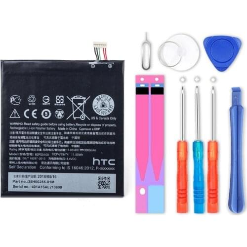B2PS5100 Battery for HTC One X9 Dual X9E E56ML X9u Desire 10 pro D10W D820U D820S D820T 826D 826W Gift tools +stickers