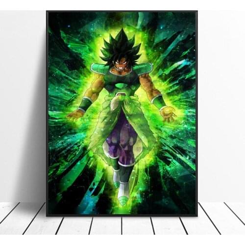 Broly Warrior Art Canvas Poster Home Decor Painting No Frame