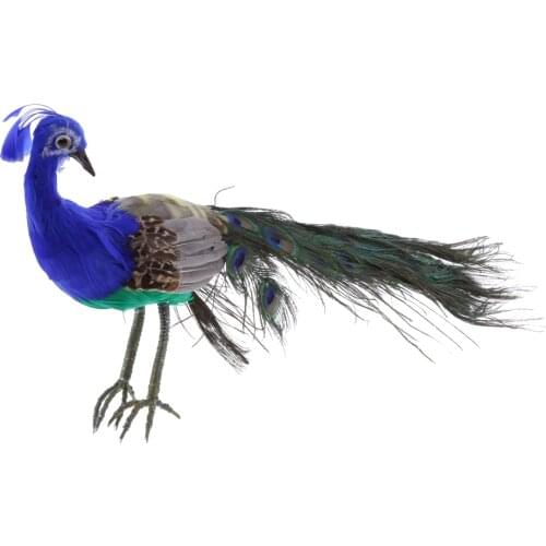 Decorative Peacock Bird Animal Outdoor Garden Pond Lawn Ornament Decoration