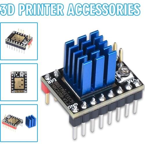 TMC2209 V1.2 Stepper Motor Driver High Quality Silent Motors Module For S-KR 2 Mini E3 Ender-3 3D Printer