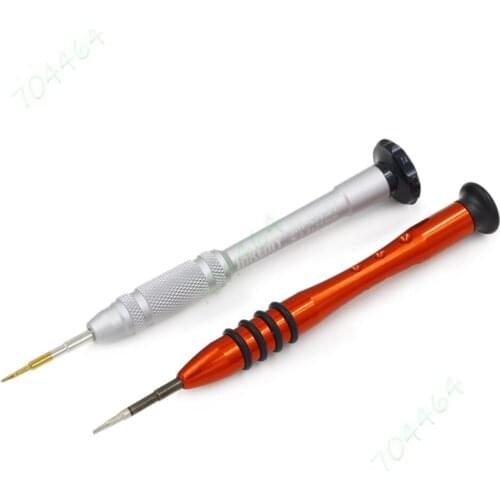 2pc 0.8mm 1.2mm Pentalobe 5 Star Point Rotary Swivel Head Screwdriver For iPhone 5s 6s Plus Macbook