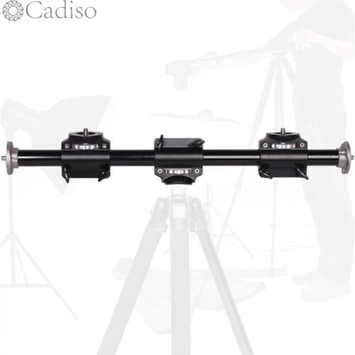 Cadiso Camera Boom Mount Extension Horizontal Tripod Cross Bar Arm Steeve Support Bracket Professional Tripod Vertical Shooting