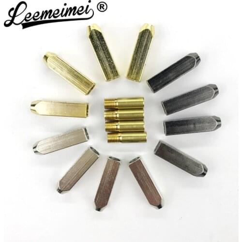 LEEMEIMEI 4pcs Shoelace Decorations Luxury Metal Aglet Shoelace Screw Replacement (LMMY02)