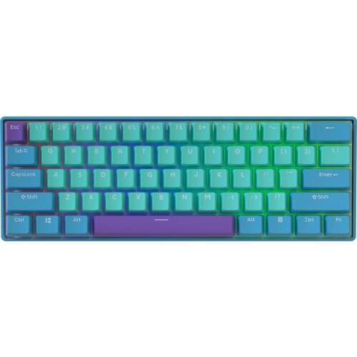 61 Mini Mechanical Keyboard,BOYI Mini RGB PBT Keycap Cherry MX Switch 60% Compact RGB Mechanical Gaming Keyboard