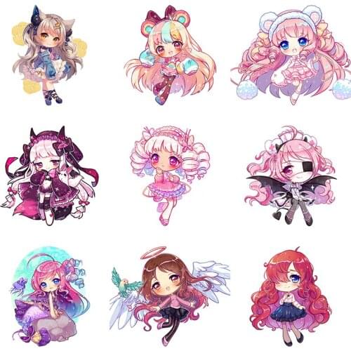 Three Ratels CA89 Nekopara Cute cartoon girl Room Decoration Bedroom Decor Wall Decals Wall Stickers for Kids Rooms
