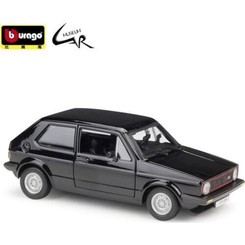 Bburago 1:24 Model Car Simulation Alloy Racing Metal Toy Car Children Toy Gift Collection Volkswagen Golf 1979 Golf Mk1 GTI