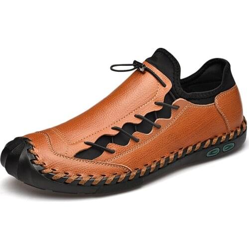 Spring/Autumn Mens Loafers Plus Size Casual Slip On Penny Loafer Lightweight Driving Shoes Breathable