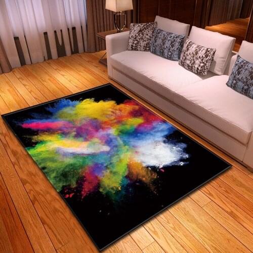 Nordic Colour 3D Carpet Kids Play Mats Soft Flannel Memory Foam Large Area Rugs Carpets for Living Room Bedroom Home decoration