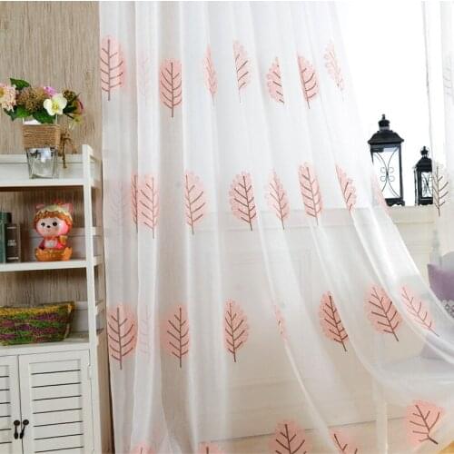 New High-grade Embroidery Screens Tulles Shade Contracted Rural Style Living Room Bedroom Light Decoration Tulles Cuomized