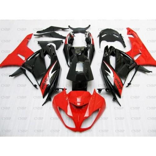 For Kawasaki Zx6r 2009 - 2012 Fairings for Kawasaki Zx6r 2012 Fairings Ninja Zx-6r 09 10 Black Red Fairings