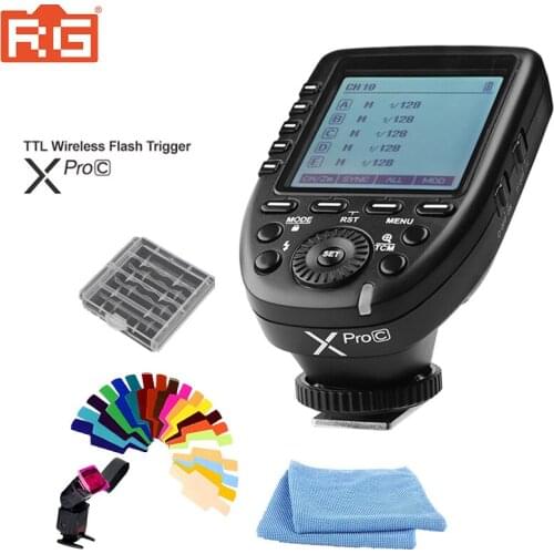 Godox XPro-C Flash Trigger Transmitter with E-TTL II 2.4G Wireless X System HSS LCD Screen for Canon DSLR Camera
