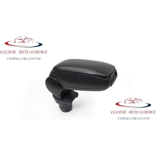 For Seat Ibiza 6J Armrest 2009-2016 Car Accessories Storage Box Easy Install Universal Cup Holder Interior Auto Charging USB