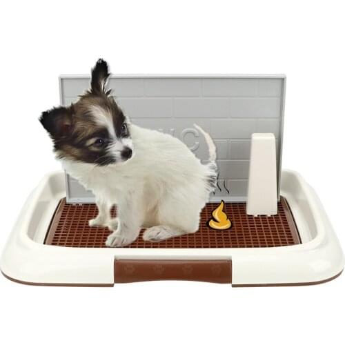 Puppy Litter Tray Lattice Dog Toilet Potty Pet Toilet Easy to Clean Bedpan Pee Training Toilet Pet Product