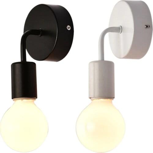 Loft Antique Iron Simple Wall lamp American Country Restaurant Bar Corridor Aisle Wall Sucker Wall lamp