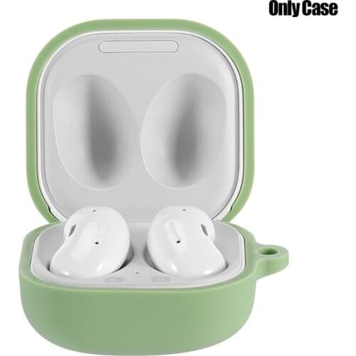Anti-fall Soft Washable Dust-proof Protective Cover Silicone Case for S-AMSUNG Galaxy-Buds live Wireless Earphone QW