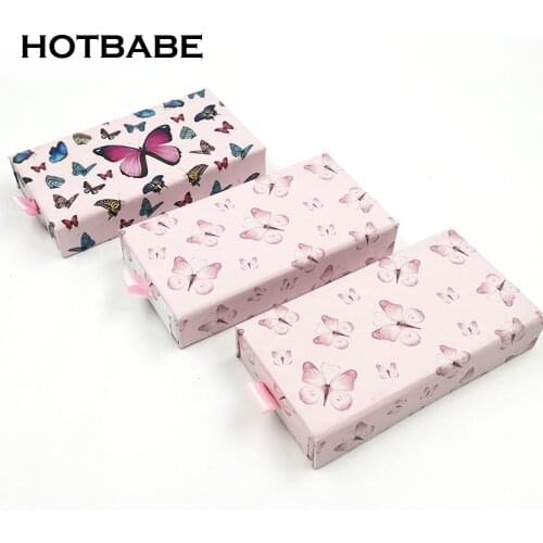 Eyelash Packaging Wholesale 8-25mm Mink Lash Boxes with Clear Tray Rectangle Lash Cases Lash Boxes Packaging Rectangle Vendors