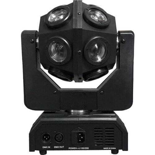 12 Moving head lights Rotating Magic Ball Lighting Beam Bar KTV Flash Scanning full color Lights Performing Stage Light