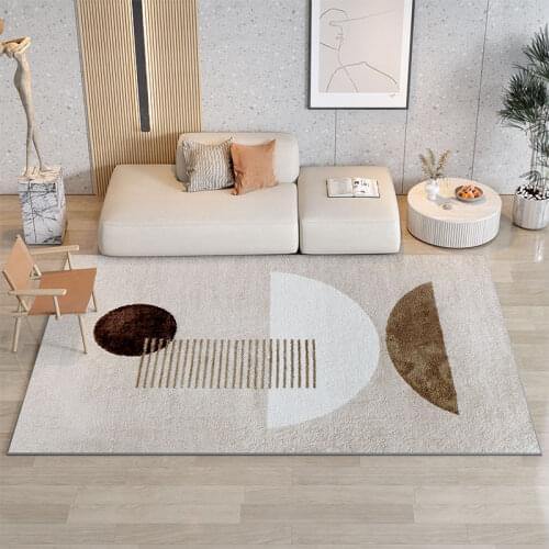Modern Simple Living Room Carpet Soft Shaggy Rug For Bedroom Kid Room Carpet Bedside Mat Floor Child Play Rug Ins Nordic Fluffy