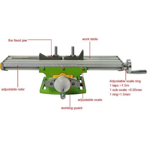 CNC machine X Y-axis adjustment Coordinate table bench jig cnc clamp for woodworking router use