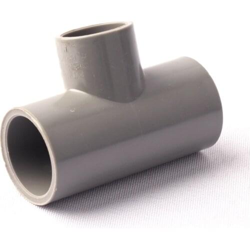 Inner Diameter 25-20-25mm PVC Reducing Tee Connectors UPVC Plastic Water Pipe Fittings Durable Material Garden Irrigation Tools