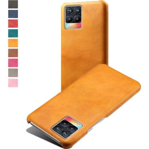 For OPPO Realme 8 7 6 5 3 2 Pro U1 C2 3i 5s 5i Funda Luxury Slim Vegan Leather Cover For Oppo Realme7 5G Realme6 Realme8 4G Case