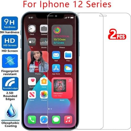 Protective tempered glass for iphone 12 pro max mini screen protector on i phone iphone12 12pro mas 12promax 12mini film iphon