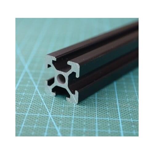 415mm 2020 Black Al profiles for HyperCube Evolution 3D Printed Parts Black color,2pcs/lot