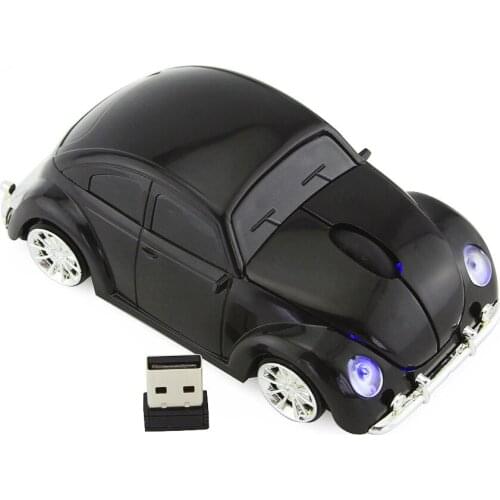 Beetle Car Mouse 2.4G Wireless Mouse Computer Gaming Mouse Ergonomic Optical Mouse Fashion Mini Potable 3D Mouse for Laptop