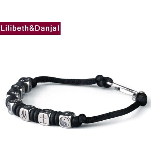 Tai Chi Five Elements Weave Rope Chain Bracelet Bangle Pure 925 Sterling Silver Jewelry Men Women 2021 Designer Free Shipping B2