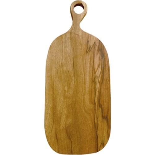 Wood Cutting Board with Handle Serving Tray Cheese Bread Sandwich Plate Kitchen Chopping Blocks