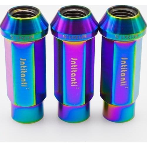 Gr5 Titanium lug nut with close end for racing car