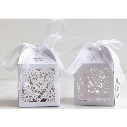 Love Heart Wedding Box Gift Box Packaging Custom colors Favour Boxes for Cake Home decoration 50pcs/lot