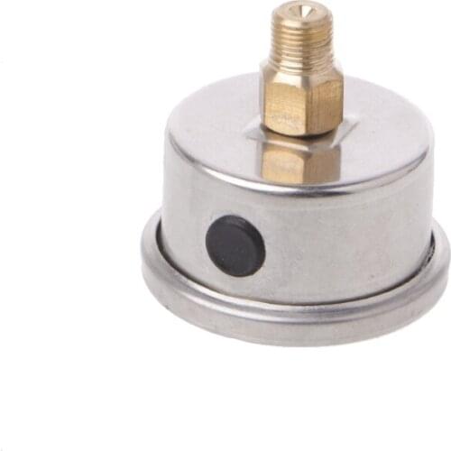 Fuel Pressure Regulator Gauge 0-160 Psi / Bar Liquid Fill Chrome Fuel Oil Gauge 28TB