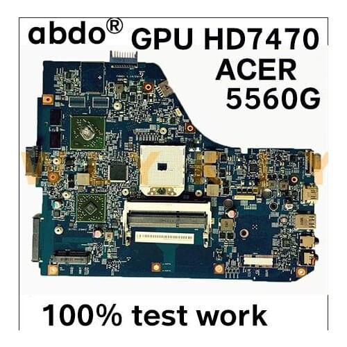 For ACER aspire 5560 5560G notebook motherboard 48.4M702.01M MBRNX01001 JE50 SB MB 10338-1M GPU HD7470M DDR3 100% test work