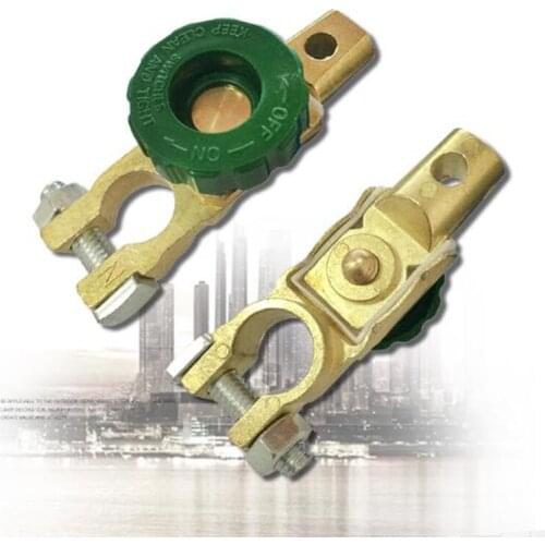 Copper Battery Terminal Link Switch Quick Cut-off Disconnect Isolator Switch Auto Car Accessories