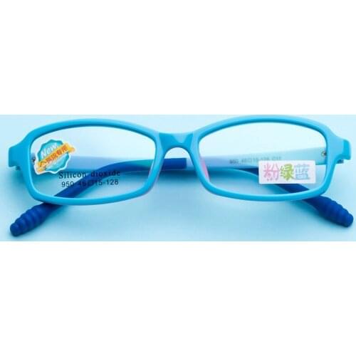 Soft Silica Gel Legs In Childrens Spectacle Frames Comfortable and Durable Light Myopic Amblyopic Spectacle Frames for Students