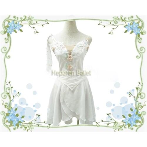 2020 New High Professional Custom Made White Cupid Ballet Stage Costumes Diana And Acteon Ballet Dress