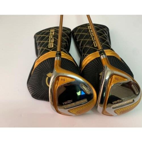 BIRDIEMaKe Golf Clubs 4 Star Honma S-07 Fairway Woods Honma S-07 Golf Fairway Woods #3/#5 R/S/SR ARMRQ Shaft With Head Cover