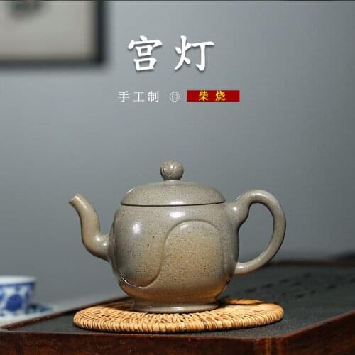 The new recommended yixing firewood household palace lantern teapot manual kung fu tea set wholesale the teapot