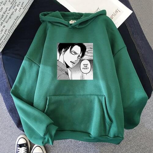 Attack on Titan Hoodie Men Fashion Loose Pullovers Casaul Livai Ackerman Eyes Print Hoody Sweatshirt Women Pullover Hoodies Tops