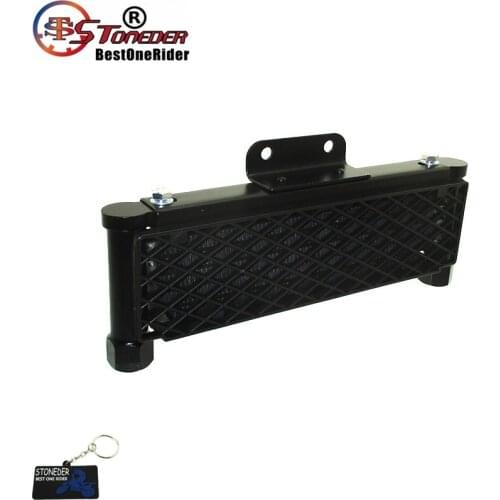 STONEDER High Flow Radiator Oil Cooler M10 x 1.25 For 125cc 140cc 150cc 160cc Pit Dirt Bike