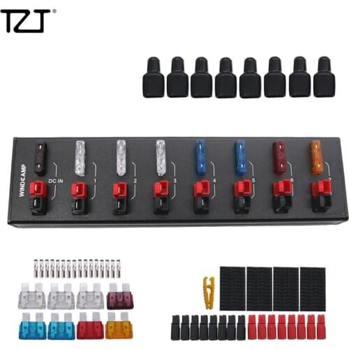 TZT Compatible with Anderson Powerpole 8-Port 40A Connector Power Splitter Distributor Source