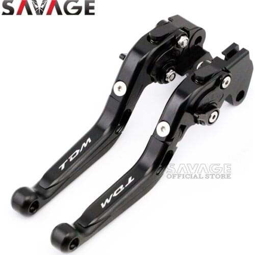 Brake Clutch Lever For YAMAHA TDM 850 TDM850 XJ600N XJ600S XJ900S Diversion Motorcycle Adjustable Folding Extendable logo TDM