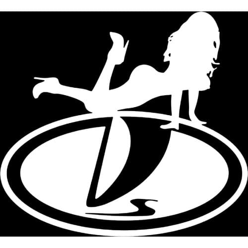 Funny Car Sticker 3D Vaz Girl Windshield Bumper Motorcycle Helmet Decal High Quality KK Vinyl Cover Scratches Auto Decoration